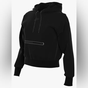 Nike Sportswear Tech Fleece Over-Oversized Crop Pullover Hoodie